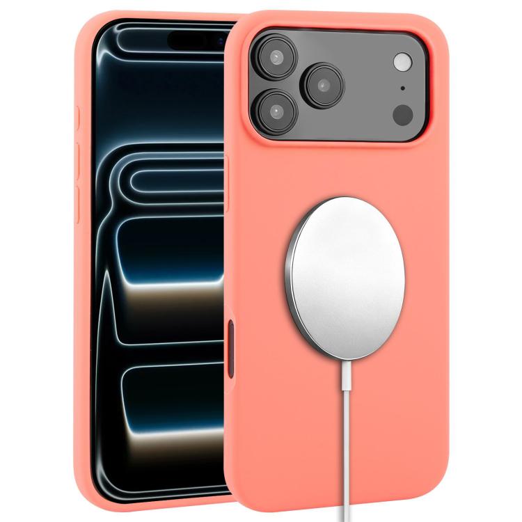 液態矽膠全覆蓋MagSafe手機殼，適用於iPhone 17 Pro Max、iPhone 17 Pro、iPhone 17、iPhone Air