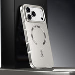 霧面磁性防護MagSafe合金金屬手機殼，適用於iPhone 17 Pro Max、iPhone 17 Pro、iPhone 17、iPhone Air、iPhone 16 Pro Max、iPhone 16 Pro、iPhone 15 Pro Max、iPhone 15 Pro