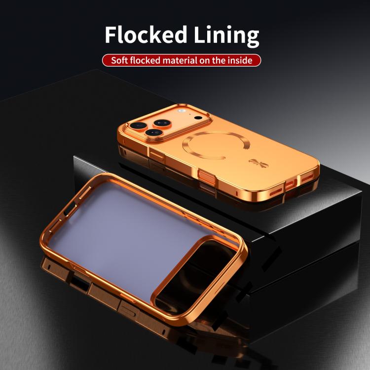 霧面磁性防護MagSafe合金金屬手機殼，適用於iPhone 17 Pro Max、iPhone 17 Pro、iPhone 17、iPhone Air、iPhone 16 Pro Max、iPhone 16 Pro、iPhone 15 Pro Max、iPhone 15 Pro
