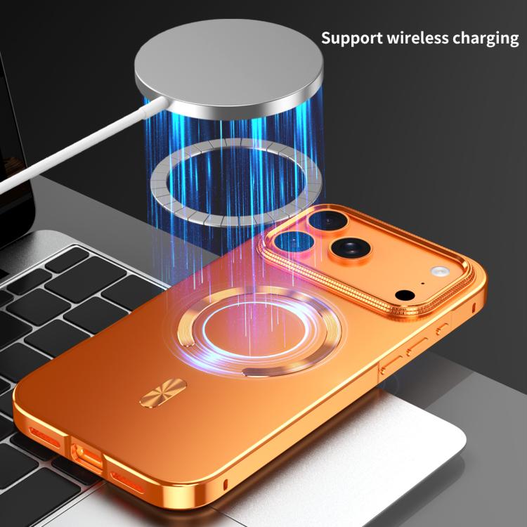 霧面磁性防護MagSafe合金金屬手機殼，適用於iPhone 17 Pro Max、iPhone 17 Pro、iPhone 17、iPhone Air、iPhone 16 Pro Max、iPhone 16 Pro、iPhone 15 Pro Max、iPhone 15 Pro