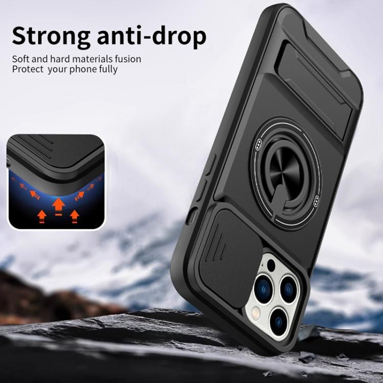 鏡頭滑動窗多功能磁吸防震手機殼，適用於 iPhone 13 Pro Max，適用於 iPhone 13 Pro，適用於 iPhone 12 Pro Max，適用於 iPhone 11 Pro Max，適用於 iPhone 11