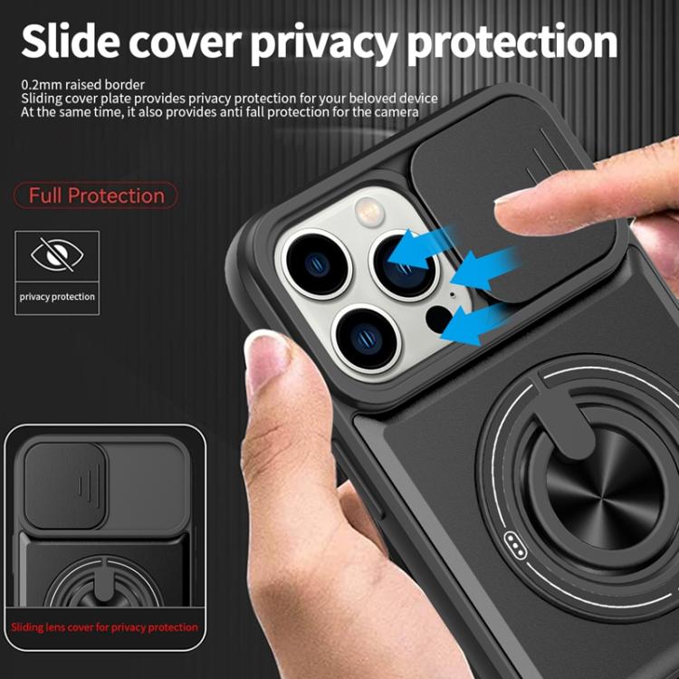 鏡頭滑動窗多功能磁吸防震手機殼，適用於 iPhone 13 Pro Max，適用於 iPhone 13 Pro，適用於 iPhone 12 Pro Max，適用於 iPhone 11 Pro Max，適用於 iPhone 11