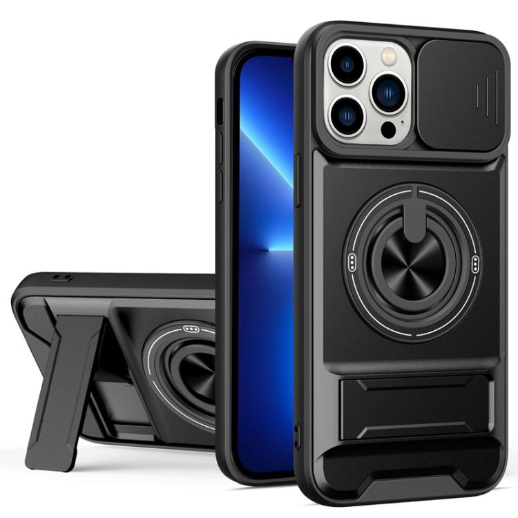 鏡頭滑動窗多功能磁吸防震手機殼，適用於 iPhone 13 Pro Max，適用於 iPhone 13 Pro，適用於 iPhone 12 Pro Max，適用於 iPhone 11 Pro Max，適用於 iPhone 11
