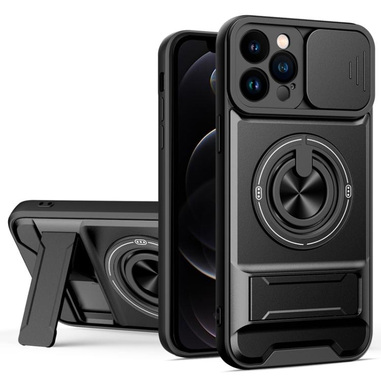 鏡頭滑動窗多功能磁吸防震手機殼，適用於 iPhone 13 Pro Max，適用於 iPhone 13 Pro，適用於 iPhone 12 Pro Max，適用於 iPhone 11 Pro Max，適用於 iPhone 11