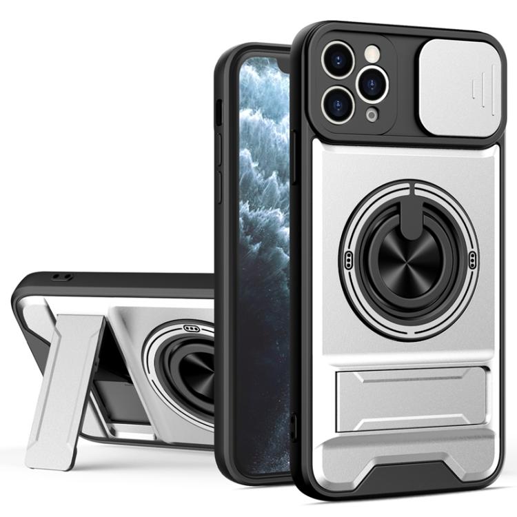 鏡頭滑動窗多功能磁吸防震手機殼，適用於 iPhone 13 Pro Max，適用於 iPhone 13 Pro，適用於 iPhone 12 Pro Max，適用於 iPhone 11 Pro Max，適用於 iPhone 11