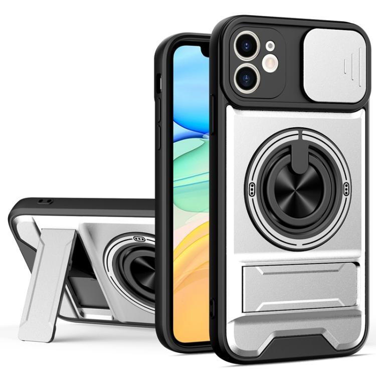 鏡頭滑動窗多功能磁吸防震手機殼，適用於 iPhone 13 Pro Max，適用於 iPhone 13 Pro，適用於 iPhone 12 Pro Max，適用於 iPhone 11 Pro Max，適用於 iPhone 11