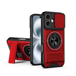 鏡頭滑動窗多功能磁吸防震手機殼，適用於 iPhone 13 Pro Max，適用於 iPhone 13 Pro，適用於 iPhone 12 Pro Max，適用於 iPhone 11 Pro Max，適用於 iPhone 11