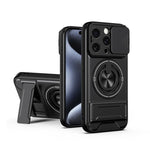 鏡頭滑動窗多功能磁吸防震手機殼，適用於 iPhone 13 Pro Max，適用於 iPhone 13 Pro，適用於 iPhone 12 Pro Max，適用於 iPhone 11 Pro Max，適用於 iPhone 11