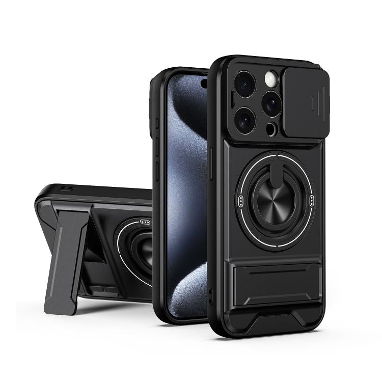 鏡頭滑動窗多功能磁吸防震手機殼，適用於 iPhone 13 Pro Max，適用於 iPhone 13 Pro，適用於 iPhone 12 Pro Max，適用於 iPhone 11 Pro Max，適用於 iPhone 11