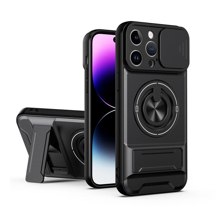 鏡頭滑動窗多功能磁吸防震手機殼，適用於 iPhone 13 Pro Max，適用於 iPhone 13 Pro，適用於 iPhone 12 Pro Max，適用於 iPhone 11 Pro Max，適用於 iPhone 11