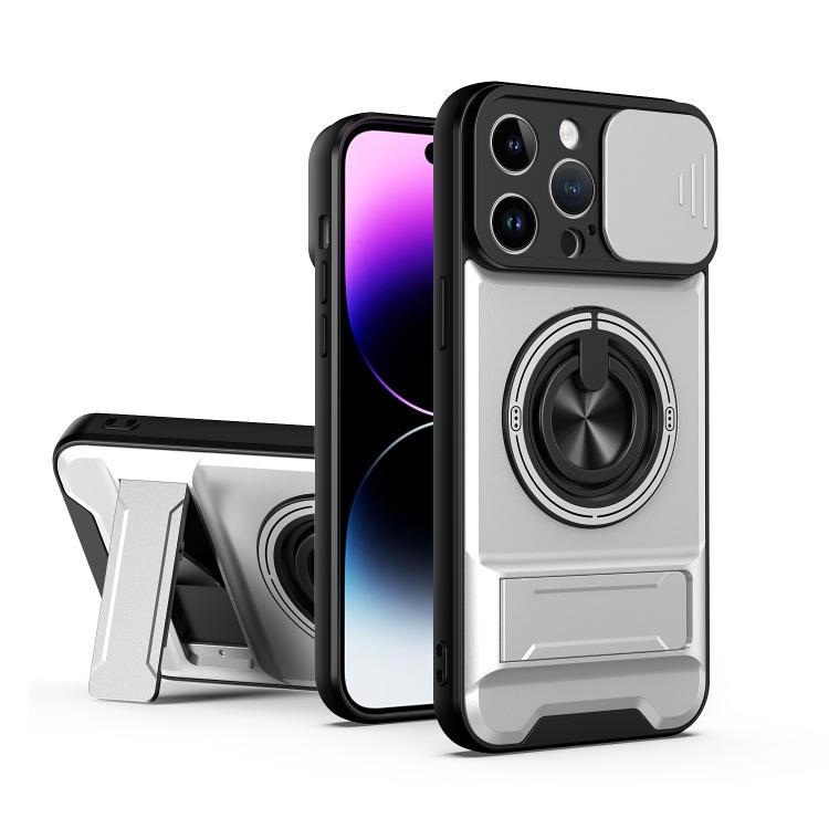 鏡頭滑動窗多功能磁吸防震手機殼，適用於 iPhone 13 Pro Max，適用於 iPhone 13 Pro，適用於 iPhone 12 Pro Max，適用於 iPhone 11 Pro Max，適用於 iPhone 11