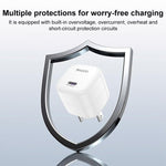 Yesido YC16U PD 35W Type-C 迷你冰塊快充充電器，美規插頭