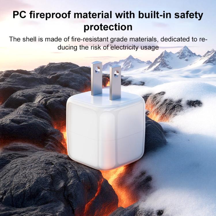 Yesido YC16U PD 35W Type-C 迷你冰塊快充充電器，美規插頭