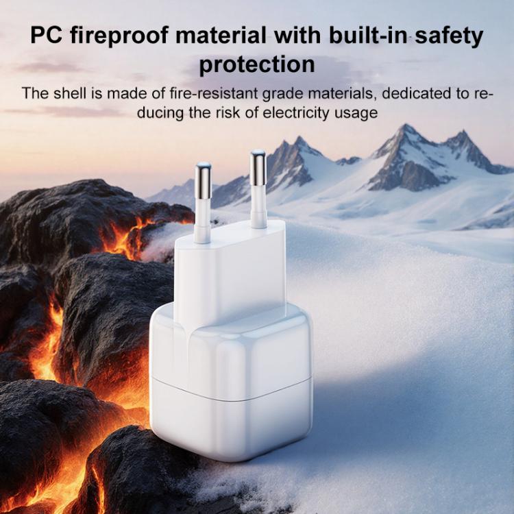 Yesido YC103 PD 35W Type-C 迷你冰塊快充充電器，歐規插頭