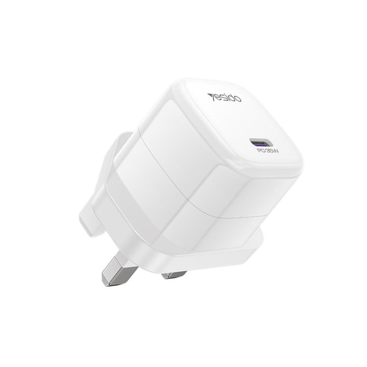 Yesido YC149 PD 35W Type-C 迷你冰塊快充充電器，英規插頭