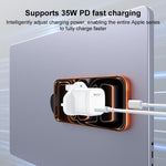Yesido YC149 PD 35W Type-C 迷你冰塊快充充電器，英規插頭