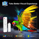H96 Max H313 Android 14 Mini HD TV Stick with Remote Control, ARM Cortex-A53 Quad Core, 2GB+16GB, 2GB+8GB
