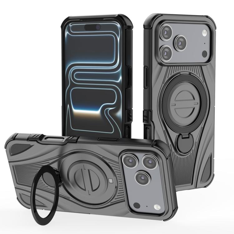 星環金屬旋轉支架磁吸手機殼，適用於iPhone 17 Pro Max、iPhone 17 Pro、iPhone 17、iPhone Air、iPhone 16 Pro Max、iPhone 16 Pro、iPhone 16