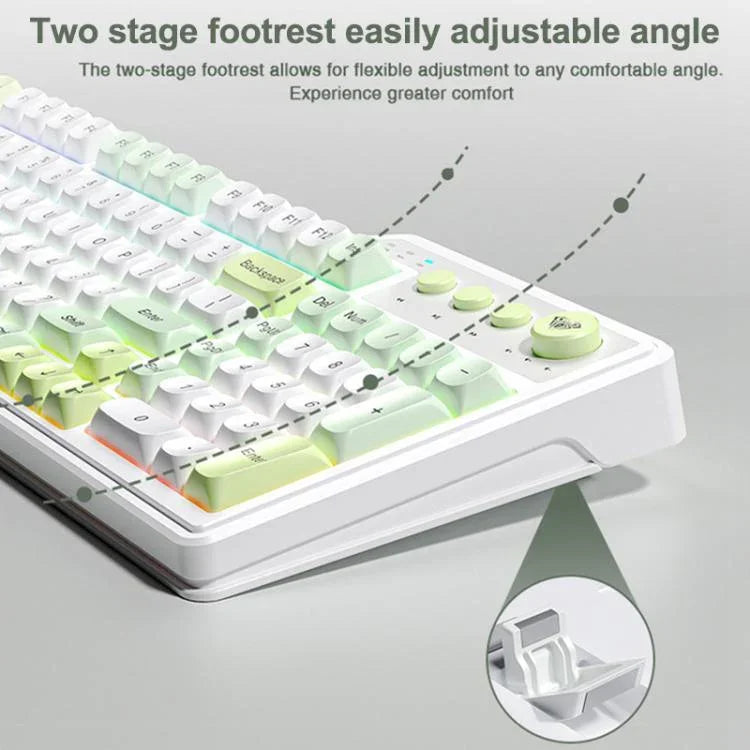 AULA F3099 99 鍵 RGB 燈光三模遊戲鍵盤