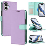 可拆卸荔枝紋磁性側貼素皮手機殼，適用於iPhone 17 Pro Max、iPhone 17 Pro、iPhone 17、iPhone Air、iPhone 16 Pro Max、iPhone 16 Pro、iPhone 16 Plus、iPhone 16