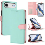 可拆卸荔枝紋磁性側貼素皮手機殼，適用於iPhone 17 Pro Max、iPhone 17 Pro、iPhone 17、iPhone Air、iPhone 16 Pro Max、iPhone 16 Pro、iPhone 16 Plus、iPhone 16