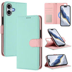 可拆卸荔枝紋磁性側貼素皮手機殼，適用於iPhone 17 Pro Max、iPhone 17 Pro、iPhone 17、iPhone Air、iPhone 16 Pro Max、iPhone 16 Pro、iPhone 16 Plus、iPhone 16