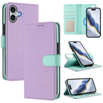 可拆卸荔枝紋磁性側貼素皮手機殼，適用於iPhone 17 Pro Max、iPhone 17 Pro、iPhone 17、iPhone Air、iPhone 16 Pro Max、iPhone 16 Pro、iPhone 16 Plus、iPhone 16