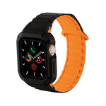 反扣磁吸一體成型 TPU 矽膠錶帶，適用 Apple Watch 45mm / 44mm，適用 Apple Watch 41mm / 40mm