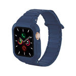 反扣磁吸一體成型 TPU 矽膠錶帶，適用 Apple Watch 45mm / 44mm，適用 Apple Watch 41mm / 40mm