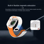 反扣磁吸一體成型 TPU 矽膠錶帶，適用 Apple Watch 45mm / 44mm，適用 Apple Watch 41mm / 40mm