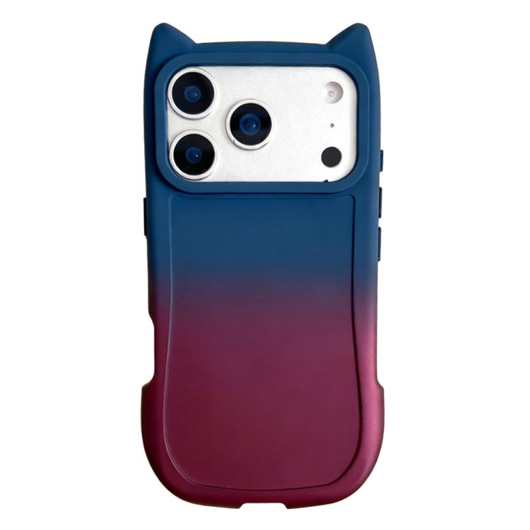 漸層貓耳設計 TPU 手機殼，適用於 iPhone 17 Pro Max，適用於 iPhone 17 Pro，適用於 iPhone 17，適用於 iPhone 16 Pro Max，適用於 iPhone 16 Pro，適用於 iPhone 16 Plus，適用於 iPhone 16，適用於 iPhone 15 Pro Max，適用於 iPhone 15 Pro