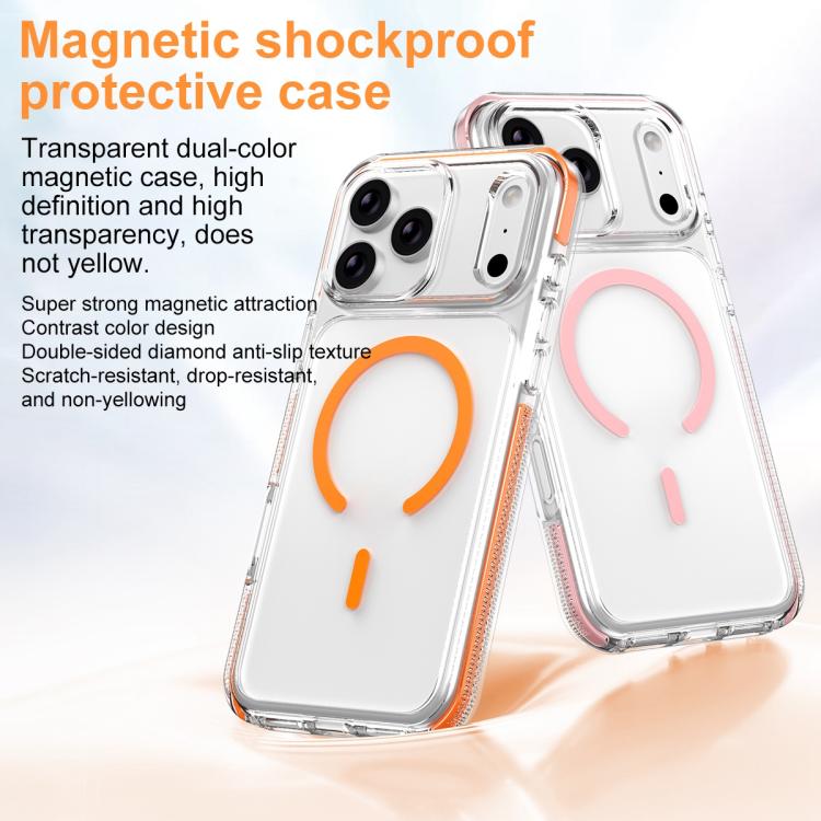 冰甲磁吸 PC 混合 TPU 手機殼，適用於 iPhone 17 Pro Max，適用於 iPhone 17 Pro，適用於 iPhone Air
