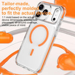 冰甲磁吸 PC 混合 TPU 手機殼，適用於 iPhone 17 Pro Max，適用於 iPhone 17 Pro，適用於 iPhone Air