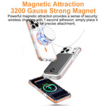 冰甲磁吸 PC 混合 TPU 手機殼，適用於 iPhone 17 Pro Max，適用於 iPhone 17 Pro，適用於 iPhone Air