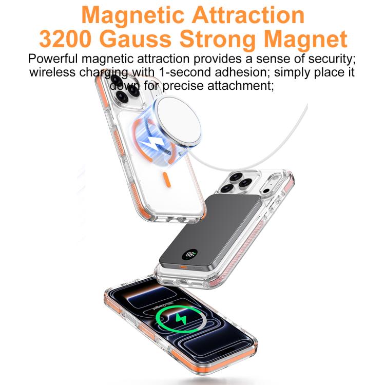冰甲磁吸 PC 混合 TPU 手機殼，適用於 iPhone 17 Pro Max，適用於 iPhone 17 Pro，適用於 iPhone Air
