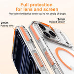 冰甲磁吸 PC 混合 TPU 手機殼，適用於 iPhone 17 Pro Max，適用於 iPhone 17 Pro，適用於 iPhone Air