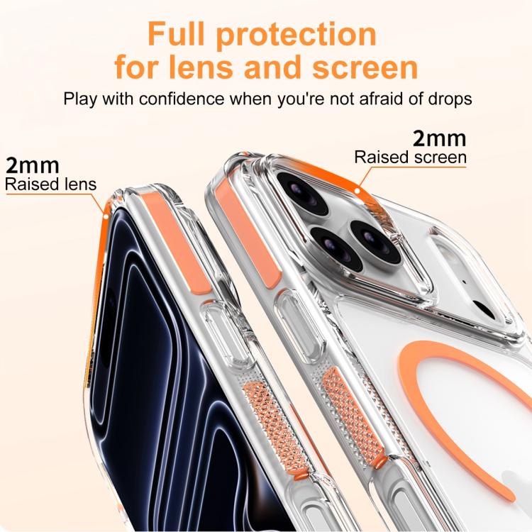 冰甲磁吸 PC 混合 TPU 手機殼，適用於 iPhone 17 Pro Max，適用於 iPhone 17 Pro，適用於 iPhone Air