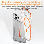 冰甲磁吸 PC 混合 TPU 手機殼，適用於 iPhone 17 Pro Max，適用於 iPhone 17 Pro，適用於 iPhone Air