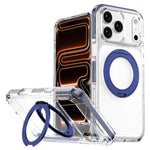 冰甲磁吸旋轉支架 PC 混合 TPU 手機殼，適用於 iPhone 17 Pro Max，適用於 iPhone 17 Pro，適用於 iPhone Air
