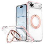 冰甲磁吸旋轉支架 PC 混合 TPU 手機殼，適用於 iPhone 17 Pro Max，適用於 iPhone 17 Pro，適用於 iPhone Air