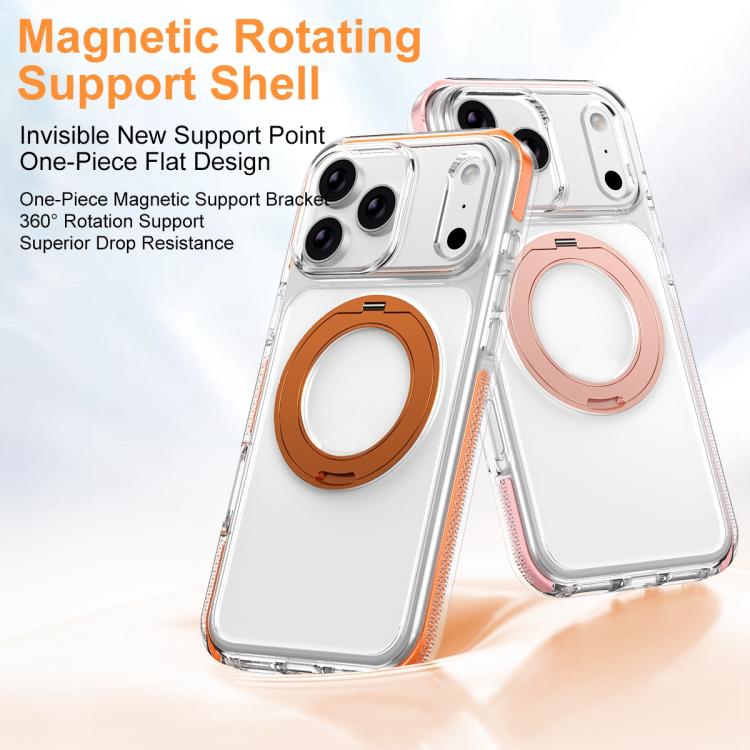冰甲磁吸旋轉支架 PC 混合 TPU 手機殼，適用於 iPhone 17 Pro Max，適用於 iPhone 17 Pro，適用於 iPhone Air