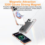 冰甲磁吸旋轉支架 PC 混合 TPU 手機殼，適用於 iPhone 17 Pro Max，適用於 iPhone 17 Pro，適用於 iPhone Air