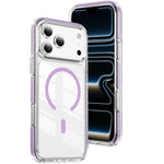 水晶盾透明磁吸壓克力混合 TPU 手機殼，適用於 iPhone 17 Pro Max，適用於 iPhone 17 Pro，適用於 iPhone 17，適用於 iPhone Air，適用於 iPhone 16 Pro Max，適用於 iPhone 16 Pro