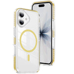 水晶盾透明磁吸壓克力混合 TPU 手機殼，適用於 iPhone 17 Pro Max，適用於 iPhone 17 Pro，適用於 iPhone 17，適用於 iPhone Air，適用於 iPhone 16 Pro Max，適用於 iPhone 16 Pro
