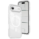 水晶盾透明磁吸壓克力混合 TPU 手機殼，適用於 iPhone 16 Plus，適用於 iPhone 16，適用於 iPhone 15 Pro Max，適用於 iPhone 15 Pro，適用於 iPhone 15 Plus，適用於 iPhone 15