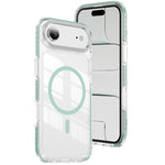 水晶盾透明磁吸壓克力混合 TPU 手機殼，適用於 iPhone 16 Plus，適用於 iPhone 16，適用於 iPhone 15 Pro Max，適用於 iPhone 15 Pro，適用於 iPhone 15 Plus，適用於 iPhone 15