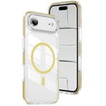 水晶盾透明磁吸壓克力混合 TPU 手機殼，適用於 iPhone 16 Plus，適用於 iPhone 16，適用於 iPhone 15 Pro Max，適用於 iPhone 15 Pro，適用於 iPhone 15 Plus，適用於 iPhone 15