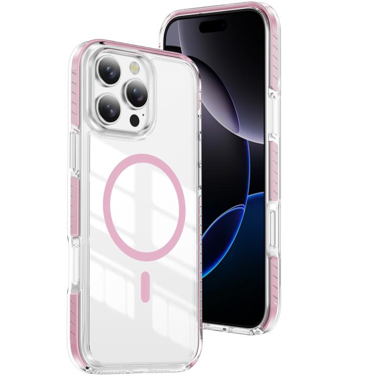 水晶盾透明磁吸壓克力混合 TPU 手機殼，適用於 iPhone 17 Pro Max，適用於 iPhone 17 Pro，適用於 iPhone 17，適用於 iPhone Air，適用於 iPhone 16 Pro Max，適用於 iPhone 16 Pro