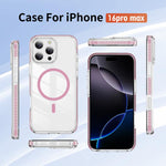 水晶盾透明磁吸壓克力混合 TPU 手機殼，適用於 iPhone 16 Plus，適用於 iPhone 16，適用於 iPhone 15 Pro Max，適用於 iPhone 15 Pro，適用於 iPhone 15 Plus，適用於 iPhone 15