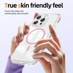 水晶盾透明磁吸壓克力混合 TPU 手機殼，適用於 iPhone 16 Plus，適用於 iPhone 16，適用於 iPhone 15 Pro Max，適用於 iPhone 15 Pro，適用於 iPhone 15 Plus，適用於 iPhone 15